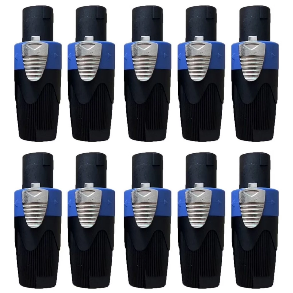 (ราคาต่อแพ็ค 2-10ตัว) สเป็คคคอนตัวผู้ สีน้ำเงิน-สีแดง สปิกคอนสำหรับเข้าสายลำโพง วัสดุเกรดดี ทนต่อความร้อน สวยแข็งแรงได้