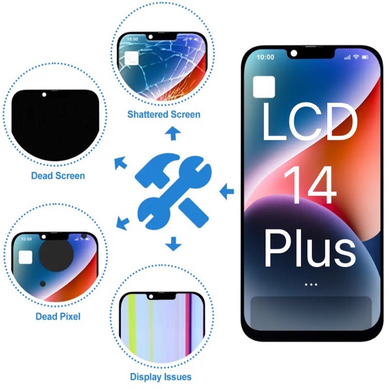 LCD Display 14plus JK OLED แท้ อะไหล่หน้าจอ แถมฟรี ฟิล์มกันรอย