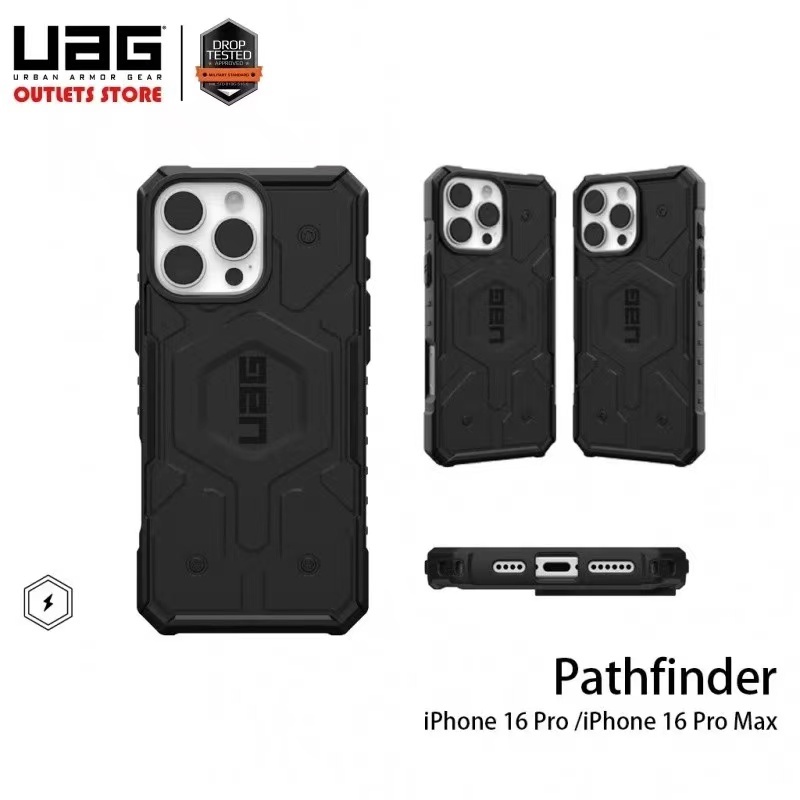 UAGเคสกันกระแทกมาพร้อมแม่เหล็กในตัวFor iPhone16/iPhone 16 Plus/iPhone 16Pro/iPhone 16 Pro Maxตรงรุ่น