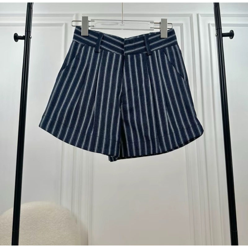 ส่งต่อ Atipa กางเกงขาสั้นบาร์บี้ลายทาง 💜