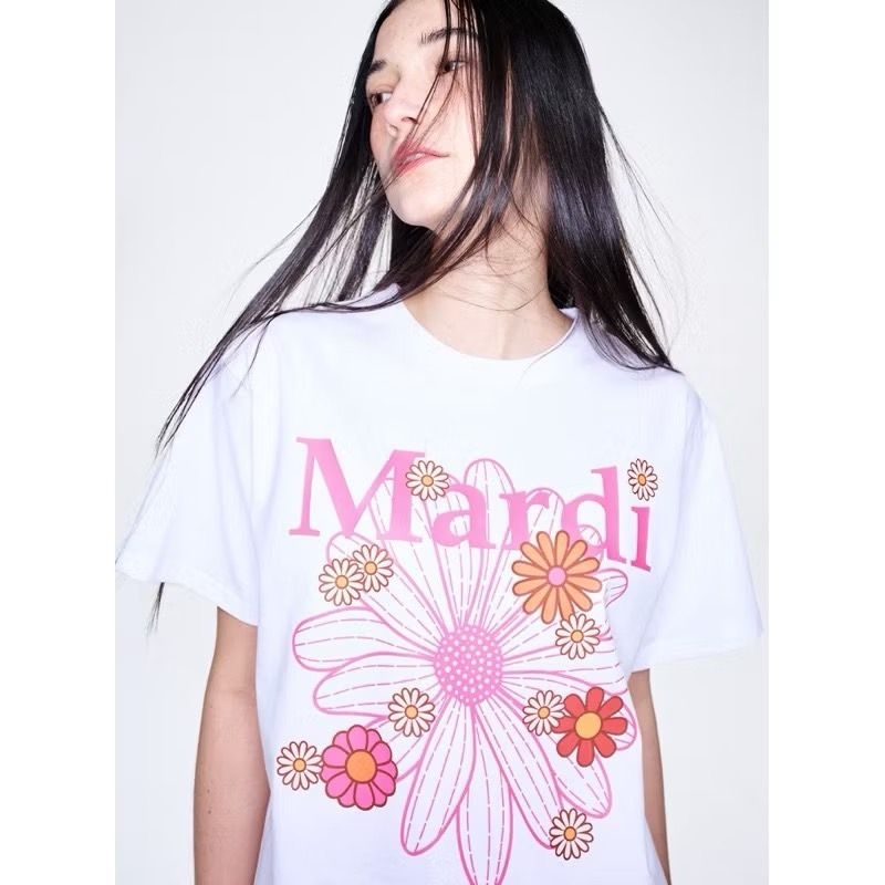 สินค้าพร้อมส่งจากไทย สินค้าแท้ จากช้อป MARDI MERCREDI T-SHIRT/ FLOWER/Blossom /Clover / Ddanji /Mardi Alumni classic