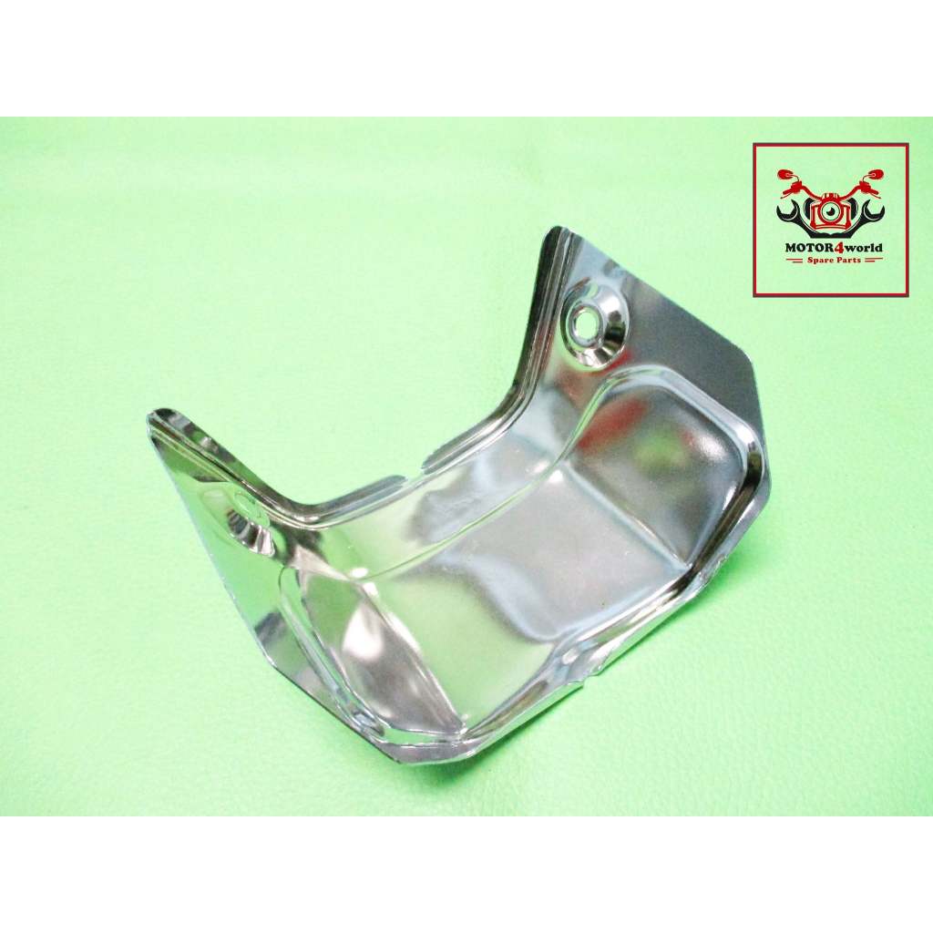 WIND SHIELD STRAP "CHROME" Fit For SUZUKI RC80 RC100 // เหล็กรัดบังลม