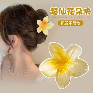 E172 กิ๊บติดผม รูปดอกไม้น่ารัก สีสันสดใส สไตล์เกาหลี สําหรับผู้หญิง