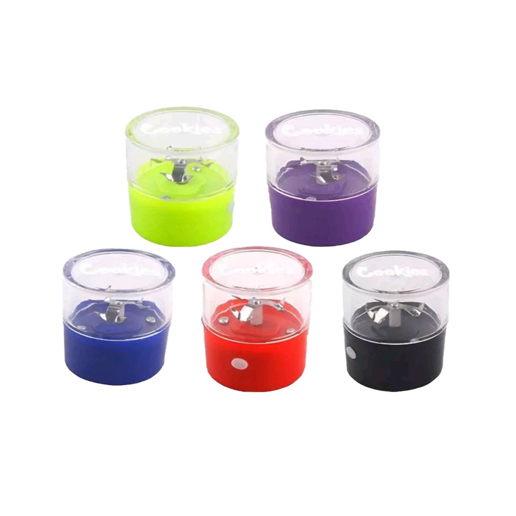เครื่องบดสมุนไพร มีเบตเตอร์ในตัว มีสาย USB แถมในกล่อง มี 5 สีให้เลือก