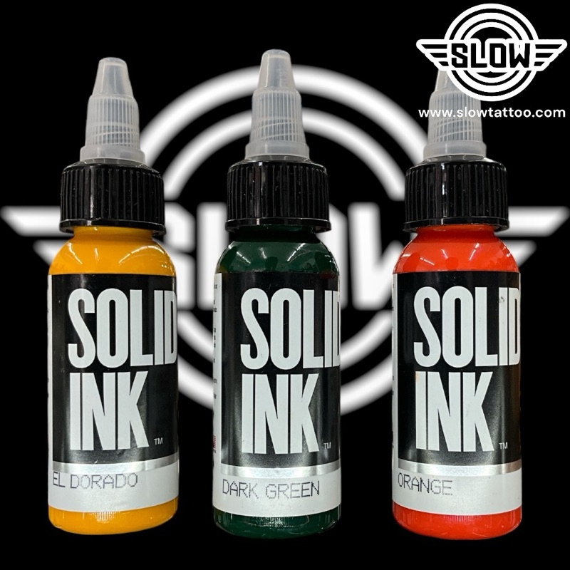 SOLID INK สีสักตัวแท้100% นำเข้าจากUSA🇺🇸