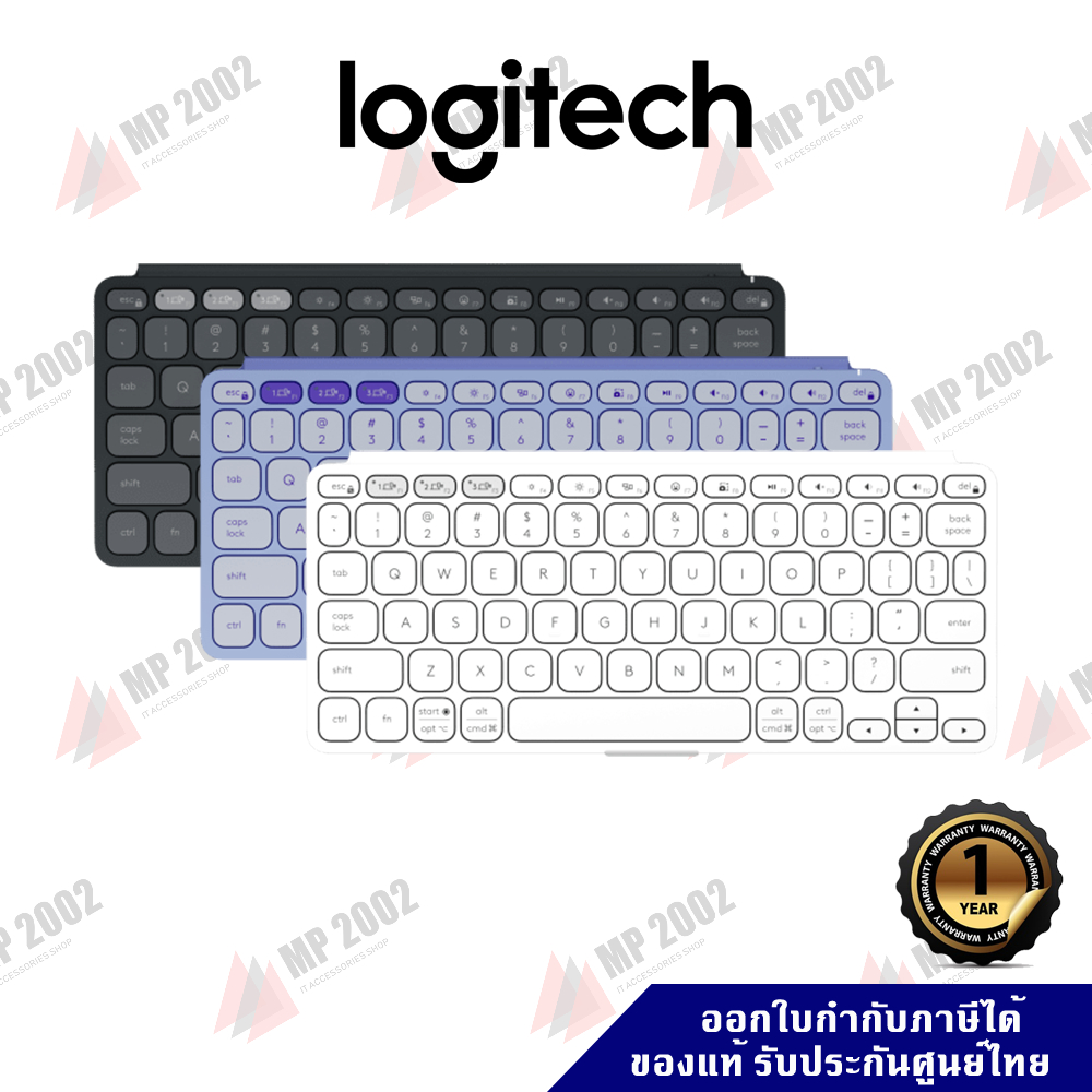 Logitech Keys-To-Go 2 A slim keyboard Bluetooth สกรีน TH/Eng ประกันศูนย์ไทย 1 ปี