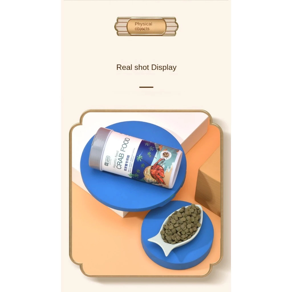 YEE Aquarium CRAB CUISINE Food อาหารปู อาหารกุ้ง เร่งสี เร่งโต โปรตีนสูง อาหารปลา Hermit Crabs Lobsters Crawfish ปูเสฉวน - รูปที่ 2