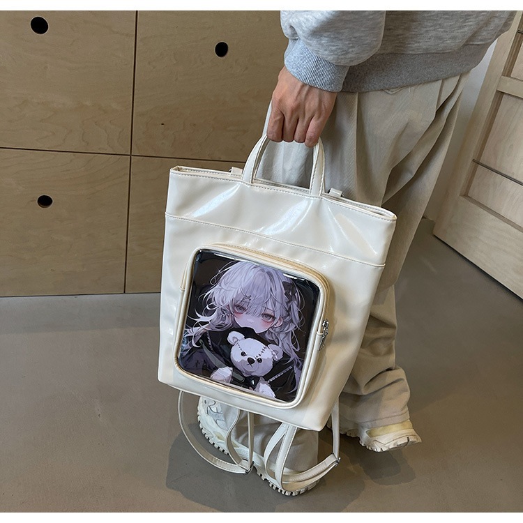 👜พร้อมส่ง😎 Funtory กระเป๋า Ita Bag หนังPU กระเป๋าถือ ไปคอน โชว์ตุ๊กตา กันน้ำ กันฝุ่น