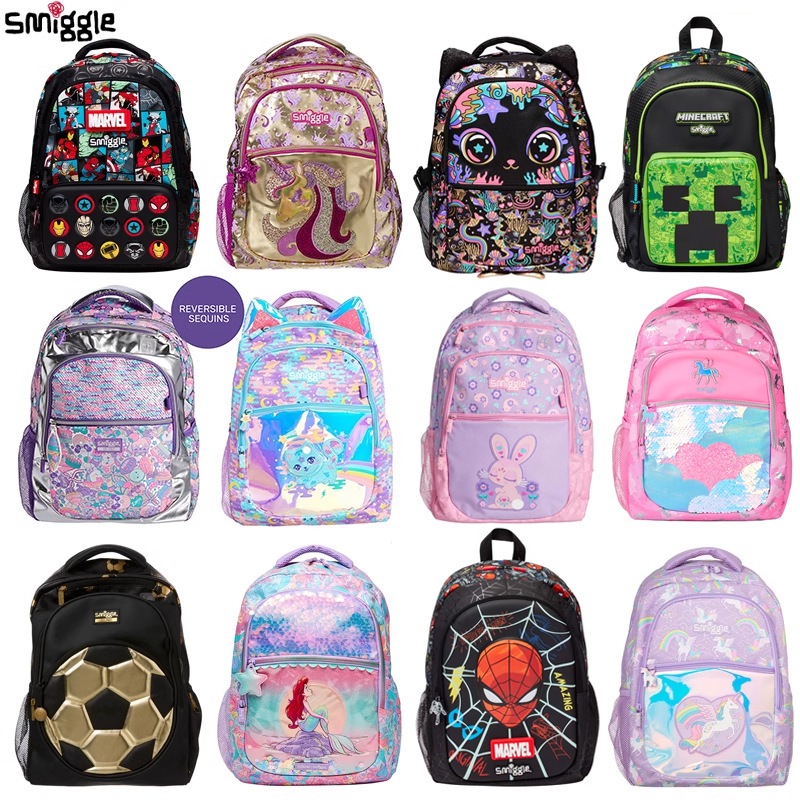 ด่วน พร้อมส่งไวไม่ต้องรอของ กระเป๋านักเรียน ขนาดใหญ่ สำหรับเด็กประถม SMIGGLE แบรนด์แท้จากโรงงาน