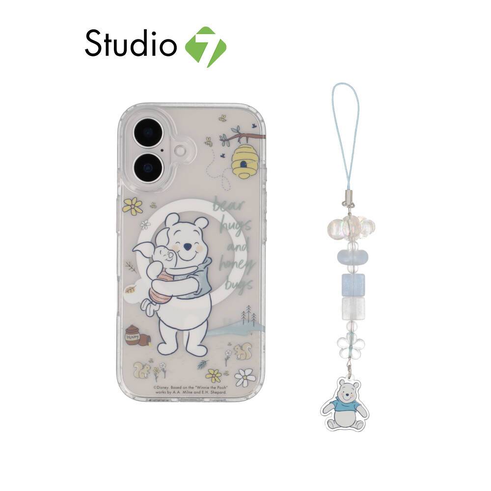 Blue Box x Winnie the Pooh เคส iPhone 16 Bear hugs and honey bugs by Studio7