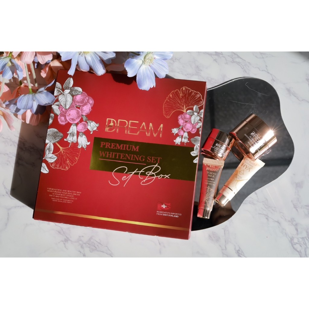 PREMIUM WHITENING SET มาสก์ทองคำ ลดฝ้า กระ สิวยุบไว หน้าใส [ส่งฟรี]