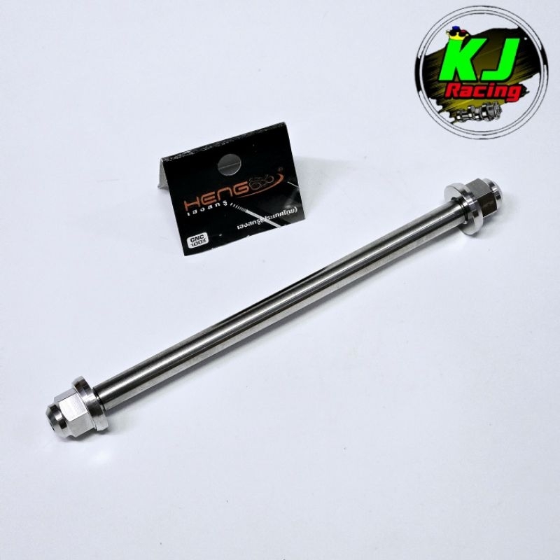 แกนล้อหน้า หัวสนาม Mio/Fino/Exciter150 งานสแตนเลสเฮงสกูร
