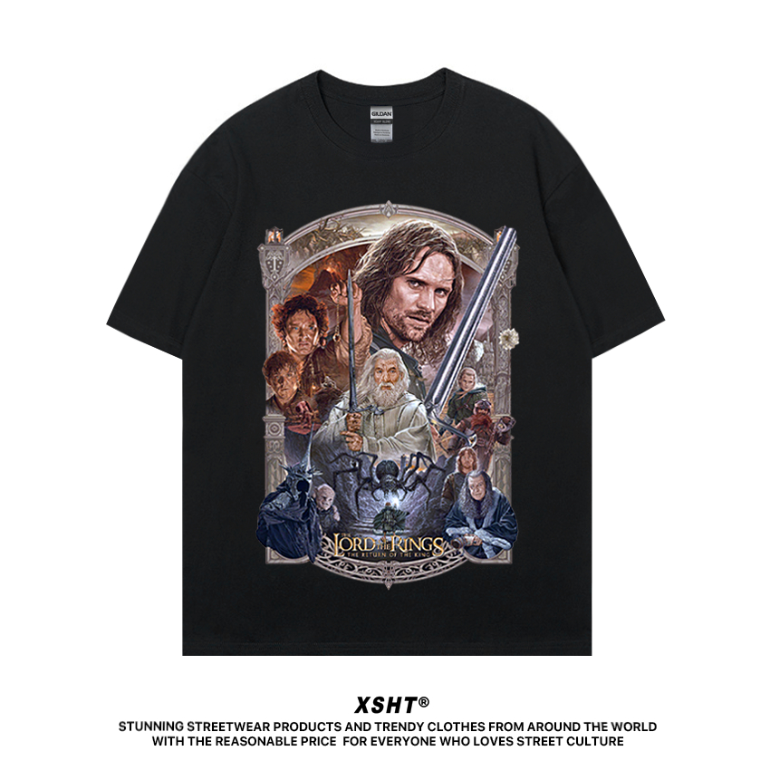 พร้อมส่ง เสื้อ The Lord of the Rings - The Return of the King (2003) Tee - Black (สีดำ) by XSHT