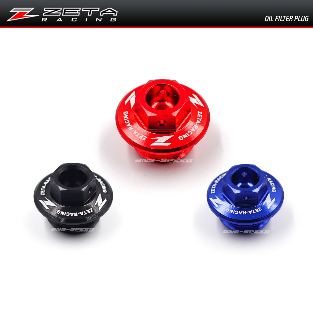 ZETA Oil Filter Plug น็อตปิดน้ำมันเครื่อง CRF, KLX, YZ/YZF/Monkey/PG1(ของแท้ZE89-2110,ZE89-2112,ZE89-2111)ดูรุ่นปีรถก่อน