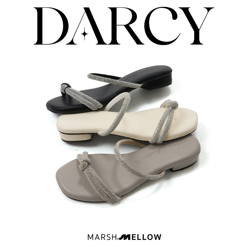 DARCY - MARSHMELLOW รองเท้าส้นสูงทรงสี่เหลี่ยมสูง 1 นิ้ว เอาใจสายลูกคุณ