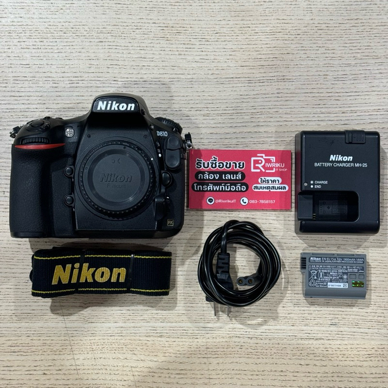 Nikon D810 FX (บอดี้) (NoBox) (Secondhand)