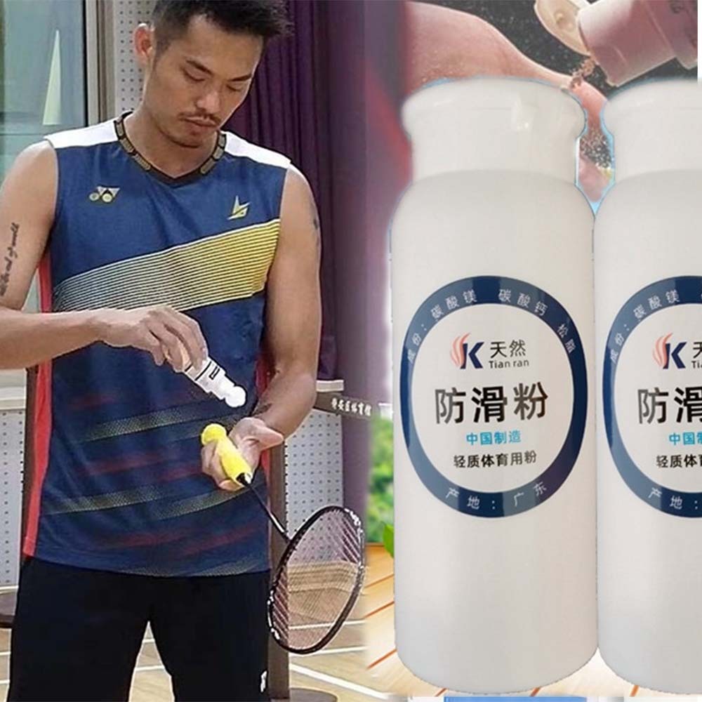 ผงแมกนีเซียมสำหรับแบดมินตัน ผงกันลื่นกริปแบดมินตัน Magnesium Grip Powder ร้านไทย สต็อกพร้อมส่ง