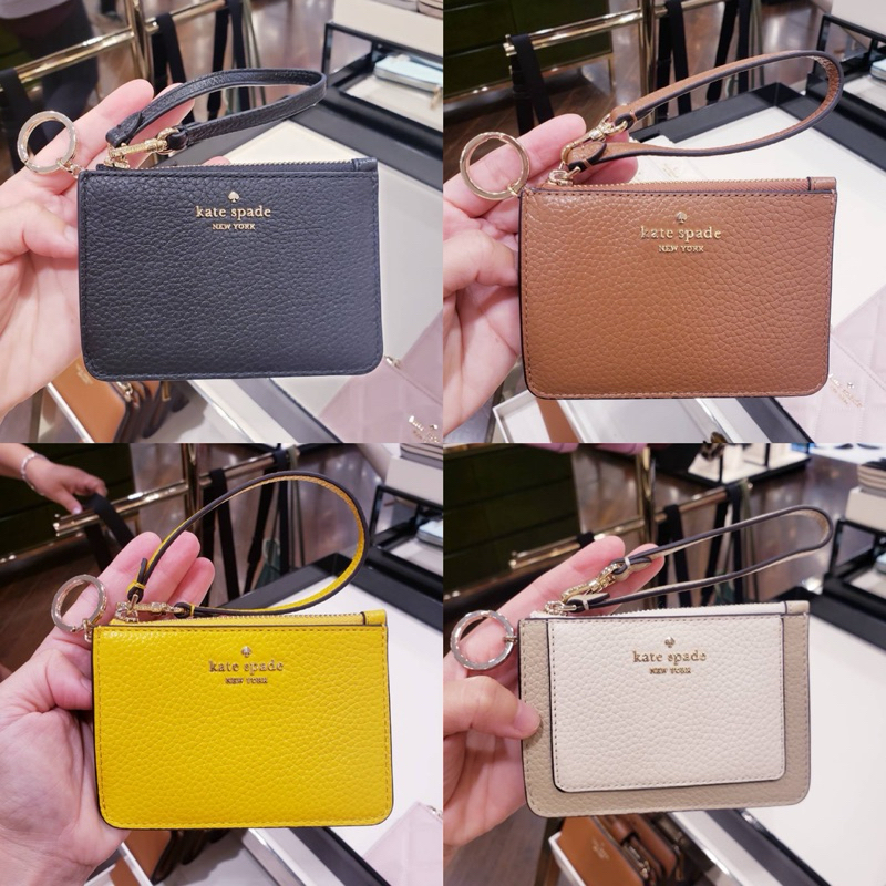 สด-ผ่อน Kate Spade Small Card Holder Wristlet