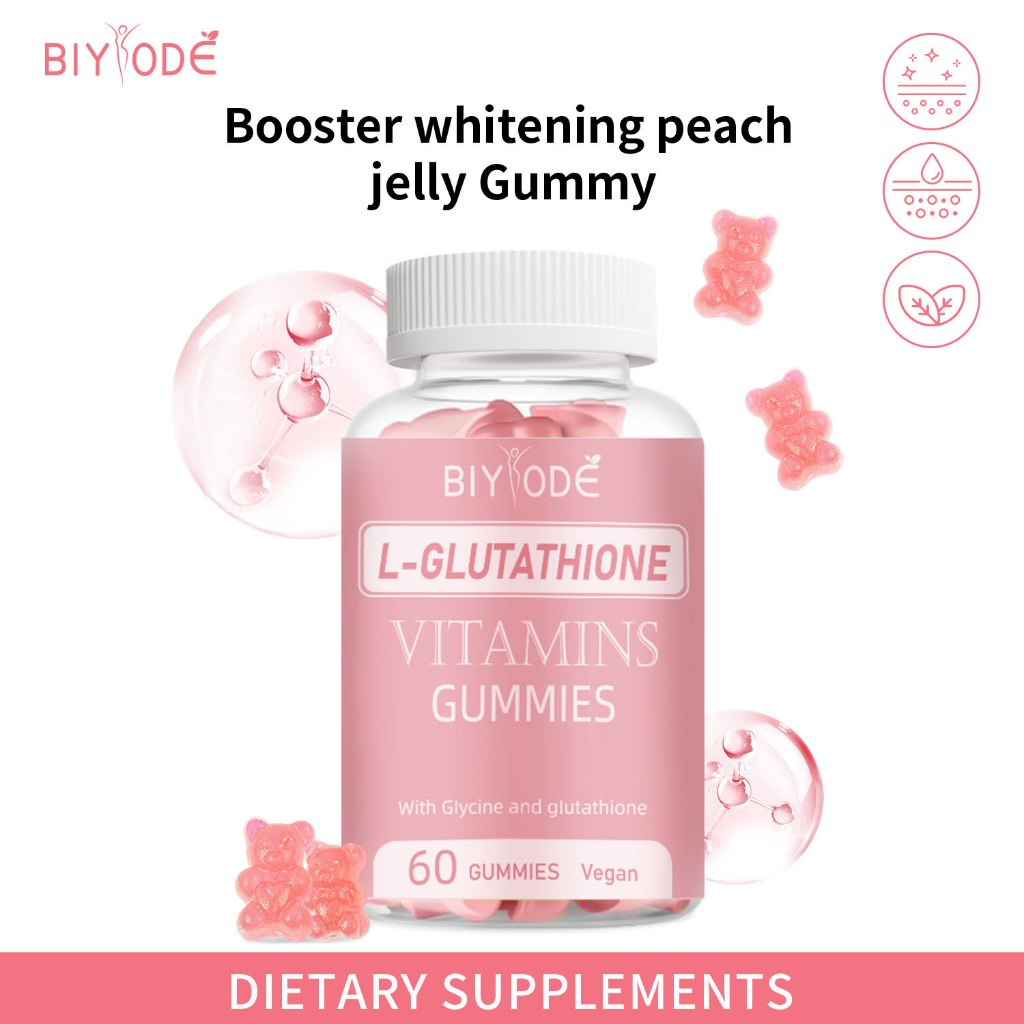 BIYODE SKIN GUMMIES ไวท์เทนนิ่ง Whitening Collagen Biotin Vitamin C D B6 Anti-Aging ให้ความ ลดความเสียหายจากรังสีย