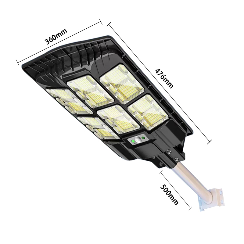 KKSKY ไฟถนนโซล่าเซลล์ LED 2000W ไฟถนนโซล่าเซลล์ ไฟเซ็นเซอร์ โคมไฟถนน ...