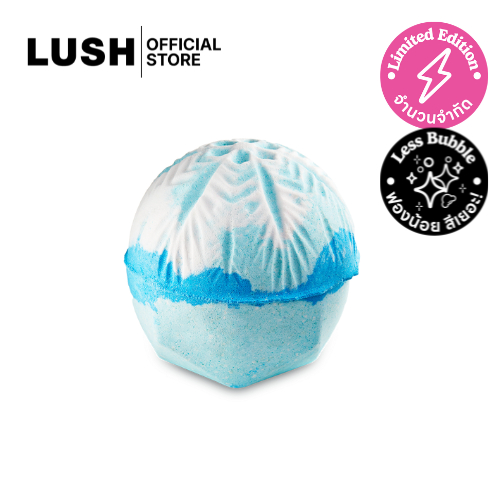 LUSH BATH BOMB บาธบอมบ์ SNOW DRIFT BATH BOMB สำหรับ แช่น้ำ บำรุงผิว ส่วนผสม สดใหม่ (CHRISTMAS EXCLUS