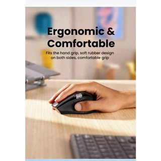 Ugreen Wireless Mouse เมาส์ไร้สายบลูทูธ 5.4 2.4G Ergonomic 5000DPI สําหรับ แท็บเล็ตแล็ปท็อปคอมพิวเตอร์ รุ่น 45792
