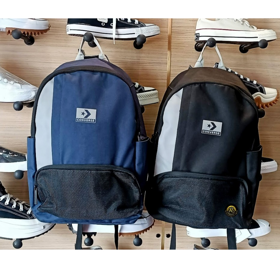 Converse backpack กระเป๋าเป้ 126165U0NA/126165U0BK สีน้ำเข้ม และสีดำ สินค้าลิขแท้100%