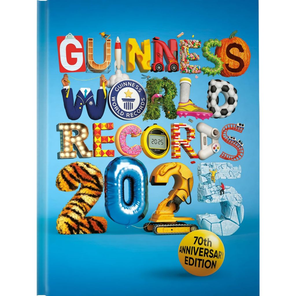 Chulabook|c321|หนังสือ|GUINNESS WORLD RECORDS 2025 (PLATINUM ANNIVERSARY EDITION) (HC) 9781913484552