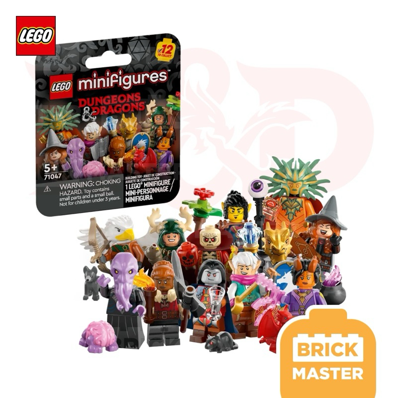 Lego 71047 CMF Dungeons & Dragons Minifigure ครบเซ็ต 12 ตัว (ของแท้ พร้อมส่ง)