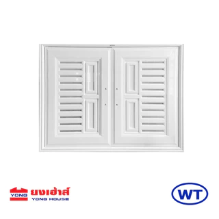 WT บานซิงค์คู่ UPVC รุ่น VC บานซิงค์ สีสัก สีน้ำตาล สีขาว ขนาด 87X66X10 CM. (2 ชิ้น/ 1 คำสั่งซื้อ)