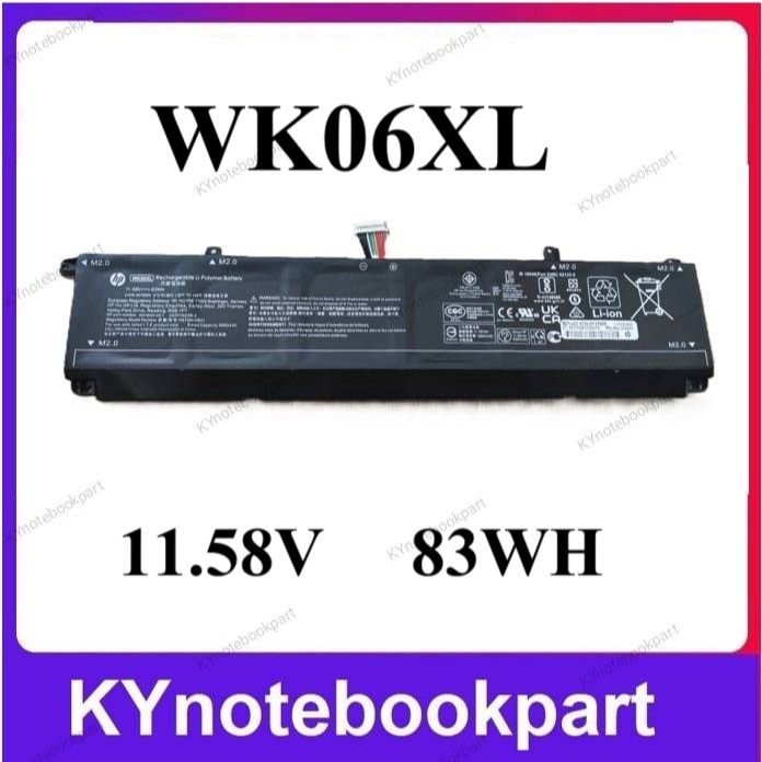 BATTERY ORIGINAL HP แบตเตอรี่ ของแท้ HP Omen 16-W 16-X 16-B 16-C  17-C Victus 16-R  WK06XL