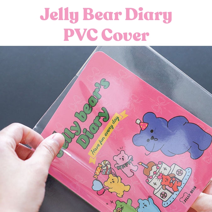 Jelly Bear Diary PVC Cover ปกพลาสติกใสสำหรับ Jelly Bear Diary