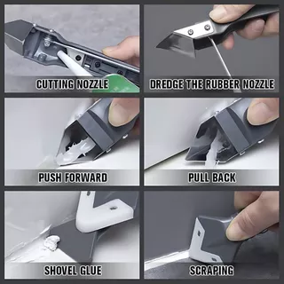 อุปกรณ์ปาดยาแนว/ซิลิโคน 5 in 1ขูด มีดขูดร่องยาแนว Tool scraper มีดขูดยาแนว