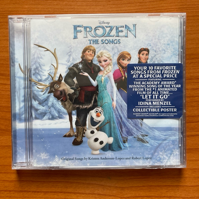 (พร้อมส่ง🔥)CD ซีดีเพลง Kristen Anderson-Lopez - Frozen The Songs ,CD, Album , Mexico มือหนึ่ง ซีล