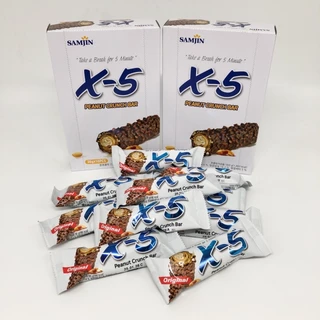 X-5 Peanut Crunch Bar 36g เวเฟอร์เคลือบช๊อคโกเเลต พีนัท ช็อคโกแลต บาร์ 크런치 바
