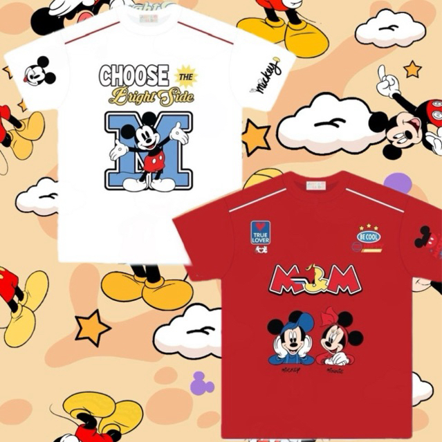 ◡̈ เสื้อป้ายJust มิกกี้ตัวเอ็ม /อก44”