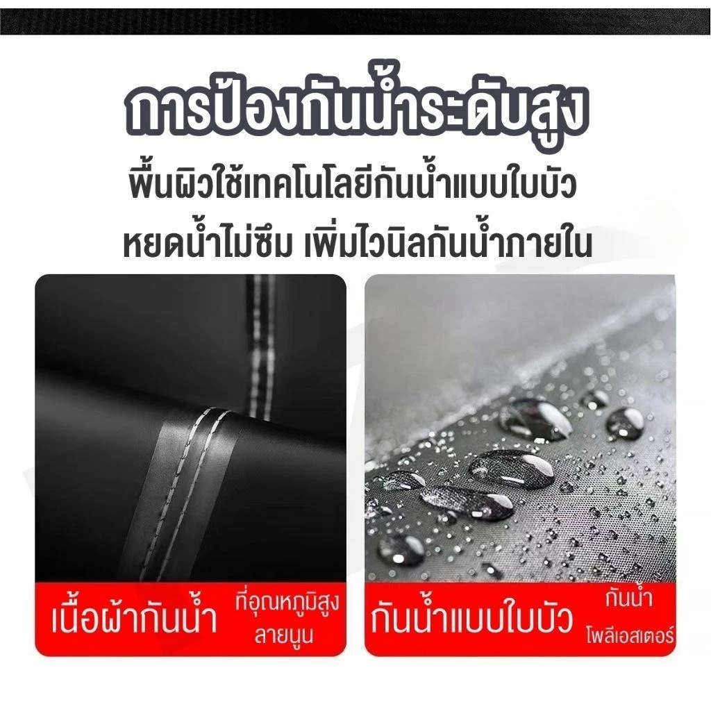 Comet ชุดกันฝน 2 ชิ้น หมวกติดเสื้อ แถบสะท้อนแสง thumbnail 9