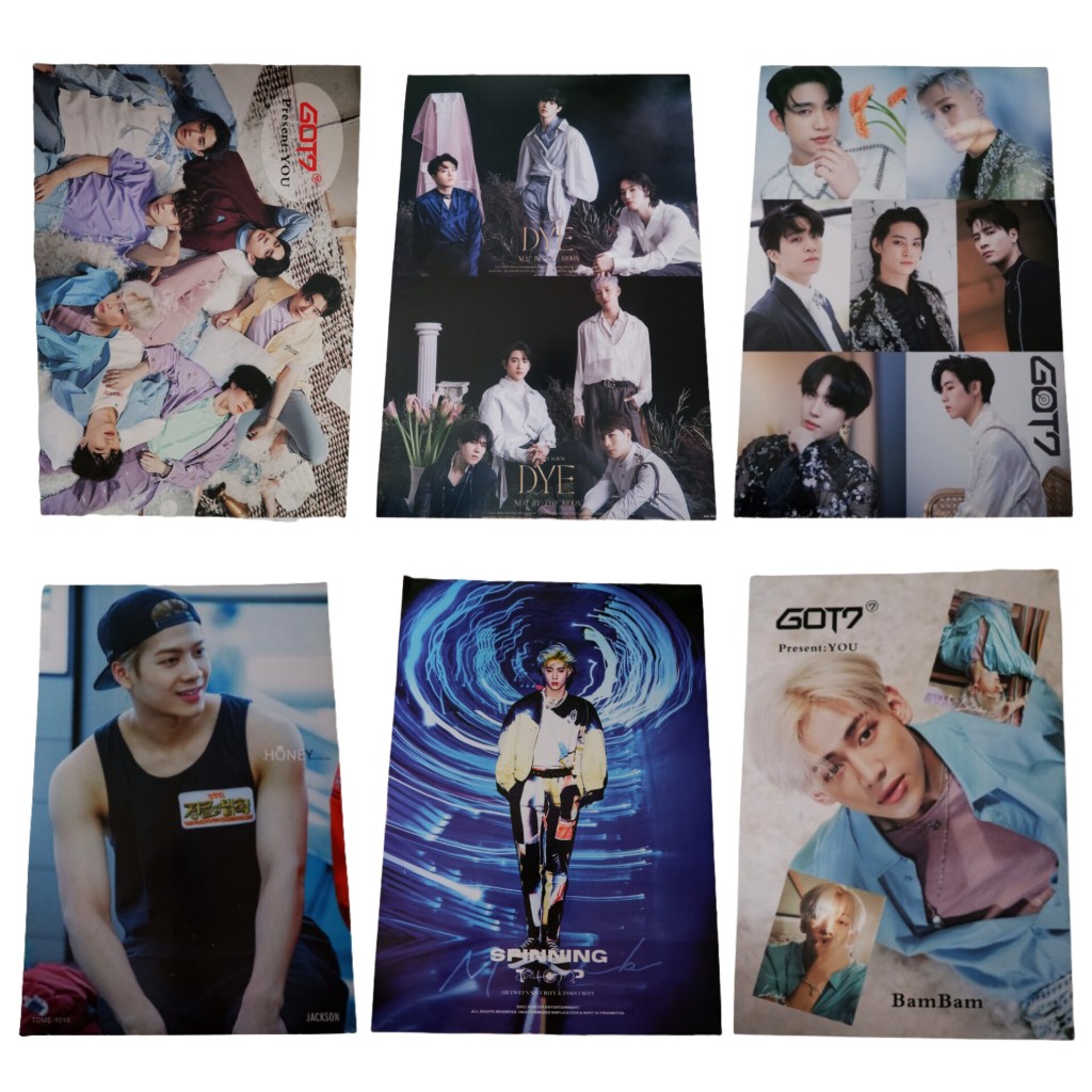 โปสเตอร์A3 GOT7 ภาพสวย สกรีนชัด ตกแต่งบ้าน สินค้าแฟนคลับ 갓세븐 พร้อมส่งจากไทย