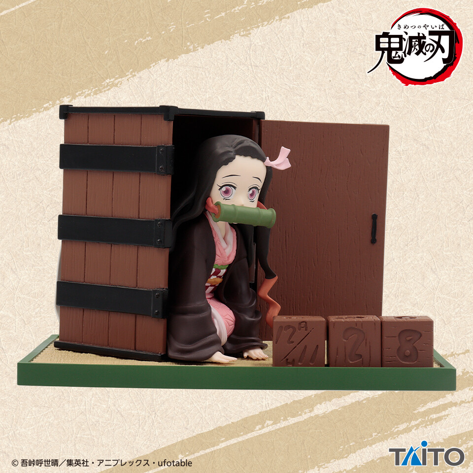 [⭐️แท้/ญี่ปุ่น] Demon Slayer: Kimetsu no Yaiba Nezuko Kamado Eternal Calendar Figure Taito