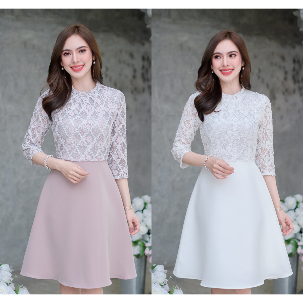 DD374-01-02ไดมอนด์ผ้าพื้นขาว ชมพู