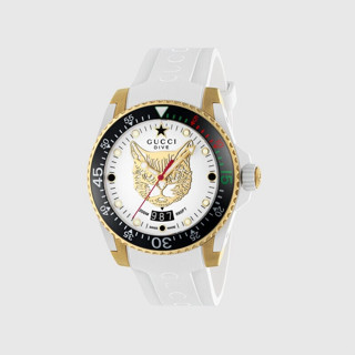 กุชชี่👜Gucci Gucci Dive watch, 40 mm ผู้ชาย/แฟชั่น/ความสง่างาม/หรูหรา/All-Match