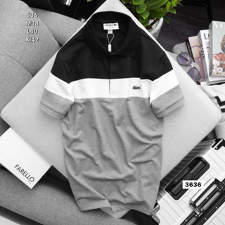 lacoste เสื้อโปโลแขนสั้น