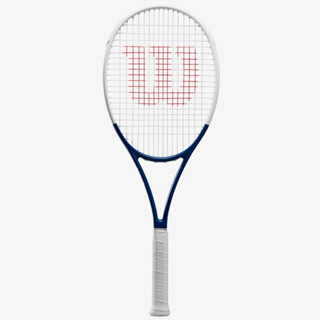 Wilson ไม้เทนนิส Blade 98 V8 US Open 2023 Tennis Racket FRM 2 4 1/4 | White/Blue ( WR133511U2 )