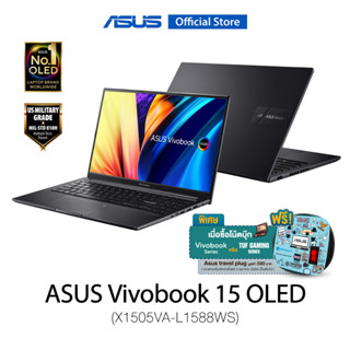 ASUS Vivobook 15 OLED (X1505VA-L1588WS), Thin and Light Laptop, 15.6" FHD (1920 x 1080), Intel Core i5-13500H, 16GB (8GBx2) DDR4, 512GB M.2 NVMe PCIe 3.0 SSD