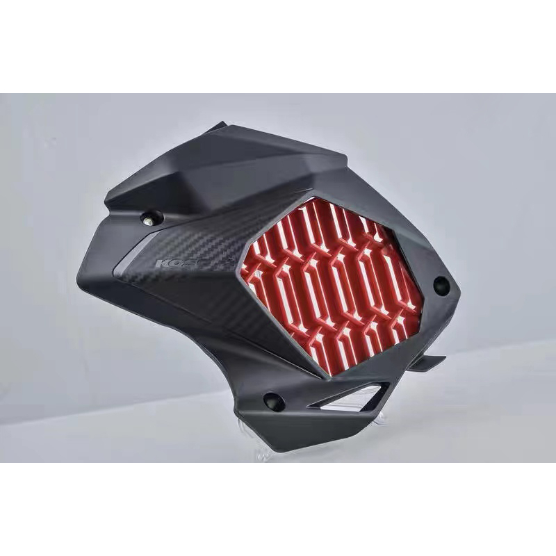 ครอบหม้อน้ำ ฝาครอบหม้อน้ำ NMAX 2020-2023 AEROX (2017-2021) เคฟล่า(0195) - รูปที่ 2