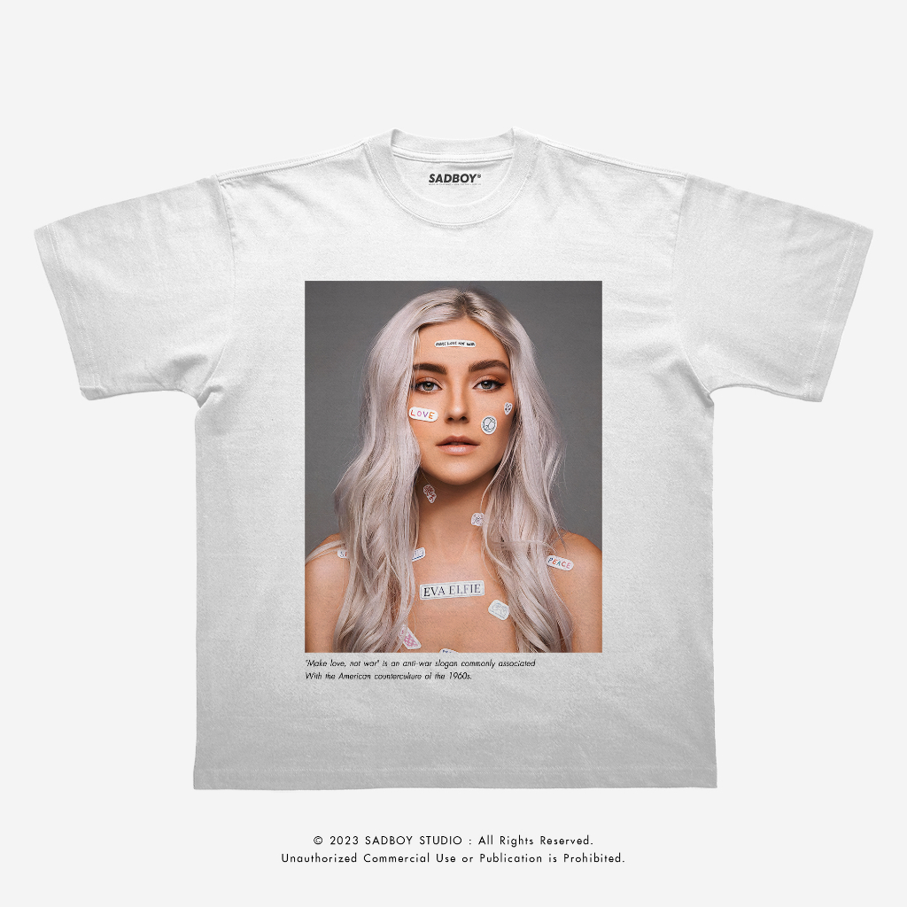 [ ส่งด่วน ] SADBOY® | Make love, not war | 100% Organic Cotton