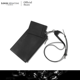 Louis Montini (Onyx) กระเป๋าสะพายหลังหนังวัวแท้ หนังนิ่มนัปป้า กระเป๋าใส่บัตร ONX09