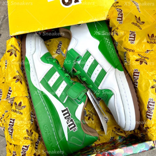 adidas ของแท้ 100% m&amp;ms Forum Lo 84 สีเขียว