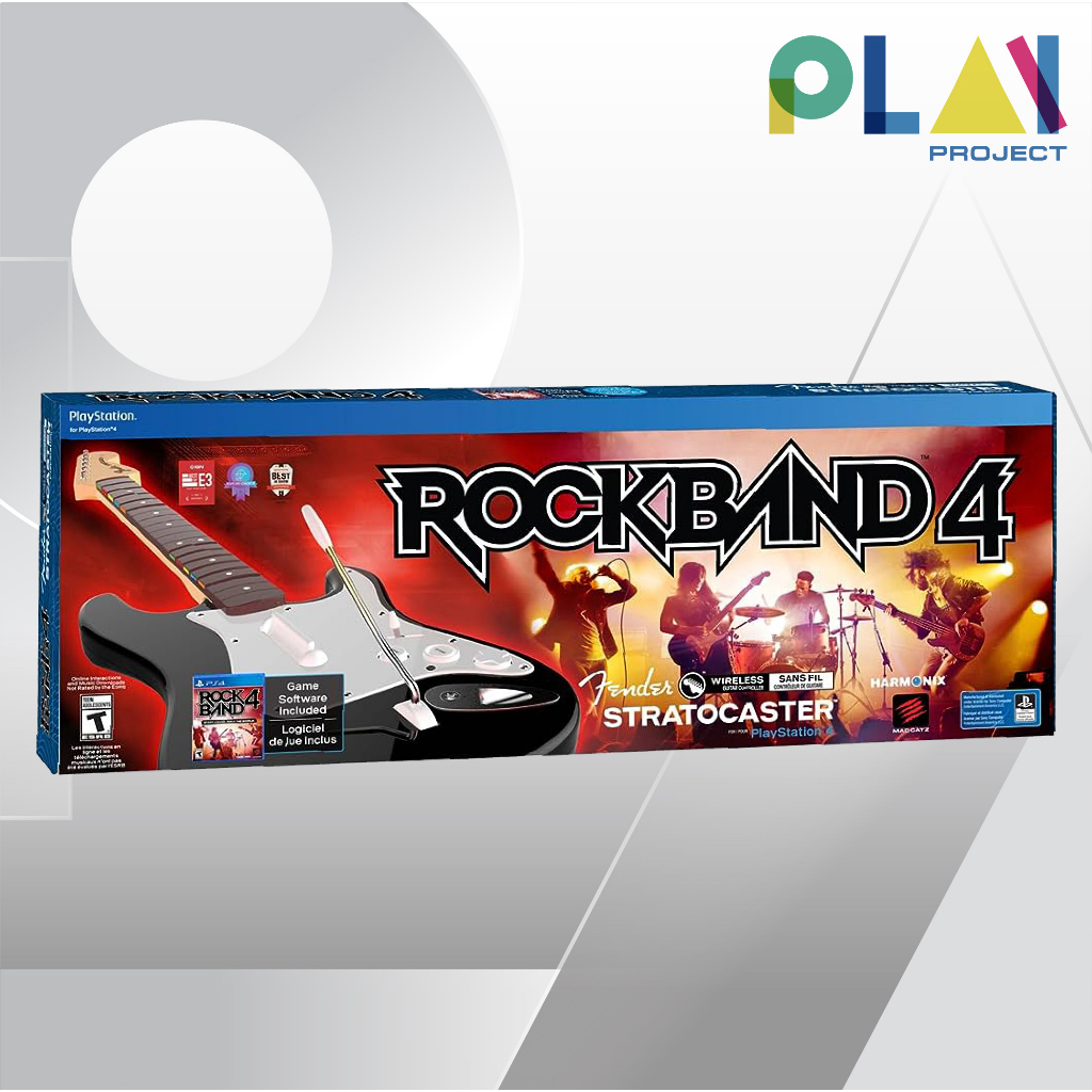 [PS4] จอย กีตาร์ Rock Band 4 Wireless Fender Stratocaster Guitar BundleMad Catz จอยกีตาร์+เกม [ของแท