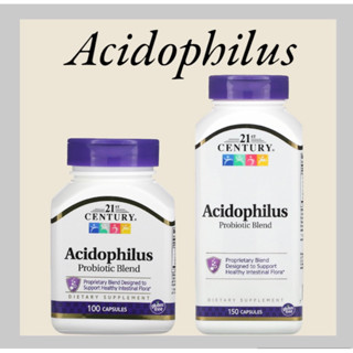 พร้อมส่ง 21st century Acidophilus Probiotic Blend 100/150 เม็ด